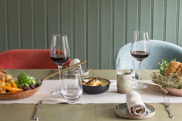 Sunday roast and red wine at solo restaurant Food Photography Liverpool food photographer Liverpool UK