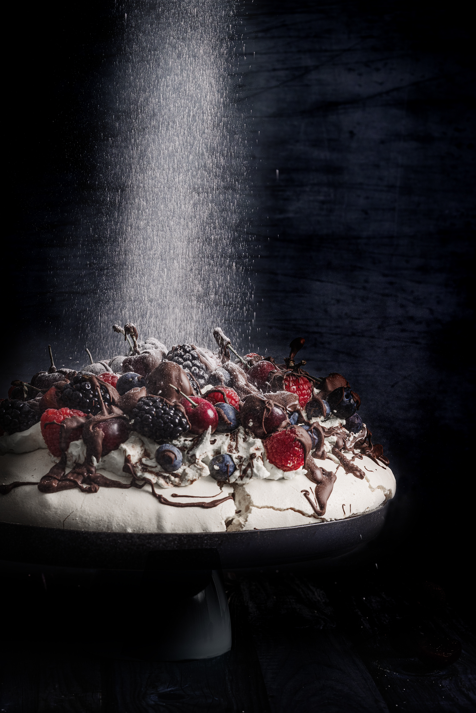 Pavlova with fruit Pink Lady Finalist Patricia Niland Food Photography Liverpool food photographer Liverpool UK
