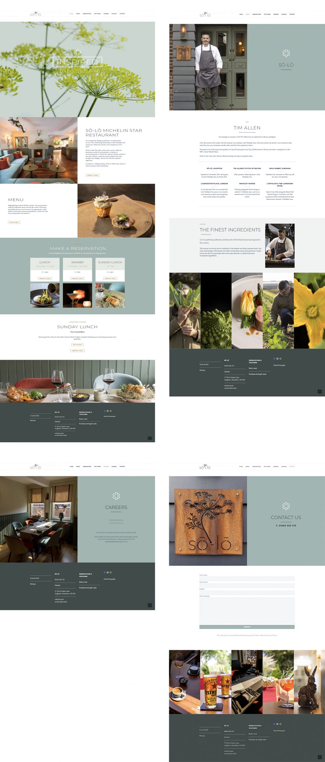SoloWebsite-Pages for Michelin Restaurant photography Patricia Niland